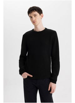 DeFacto Man Tricot Standart Fit Crew Neck Long Sleeve Pullover  - Image 1