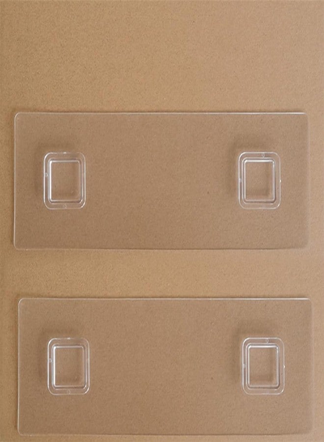MRPAPA 2 Pack Shower Caddy Adhesive for Replacement, No Drilling Strong Transparent Adhesive for Bathroom Storage Shelves and Kitchen Racks - Image 1