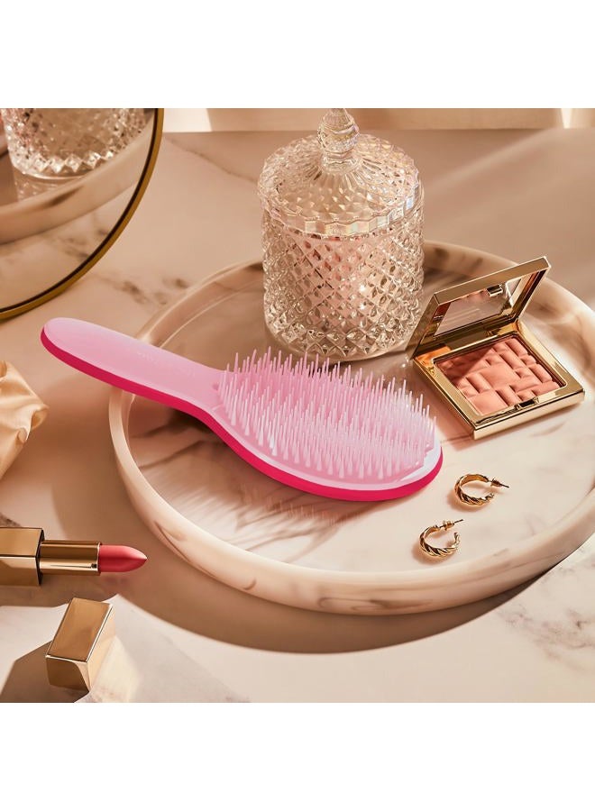 TANGLE TEEZER فرشاة تصفيف الشعر تانجل تيزر الألتيميت ستايلر لتصفيف الشعر الجاف، تحافظ على، تدمج وتضيف حجم، وملمس، ولمعان، وردي فاتح - Image 5