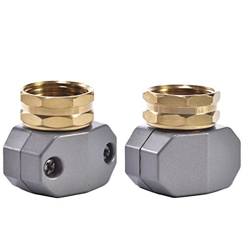 Sanpaint Zinc and Brass Female Clamp Coupling,Fits 3/4" or 5/8" Garden Hose Repair Fitting - Image 4
