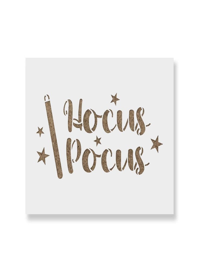 Stencil Revolution Hocus Pocus Stencil Template - Reusable Stencils for Painting in Small & Large Sizes - Image 1