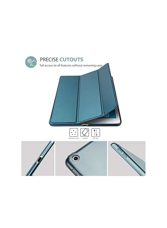 Procases Ipad 9.7 Case 2018 Ipad 6Th Generation Case / 2017 Ipad 5Th Generation Case - Ultra Slim Lightweight Stand Case With Translucent Frosted Back Smart Cover For Apple Ipad 9.7 Inch -Teal - Image 2