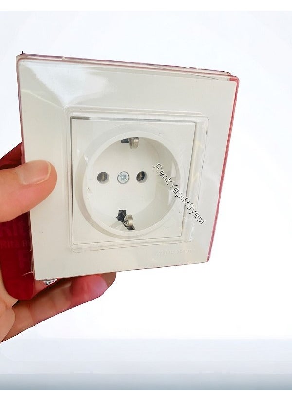 Renk Yapı Rüyası Grounded Socket, Single Socket, Wall Socket  - Image 1