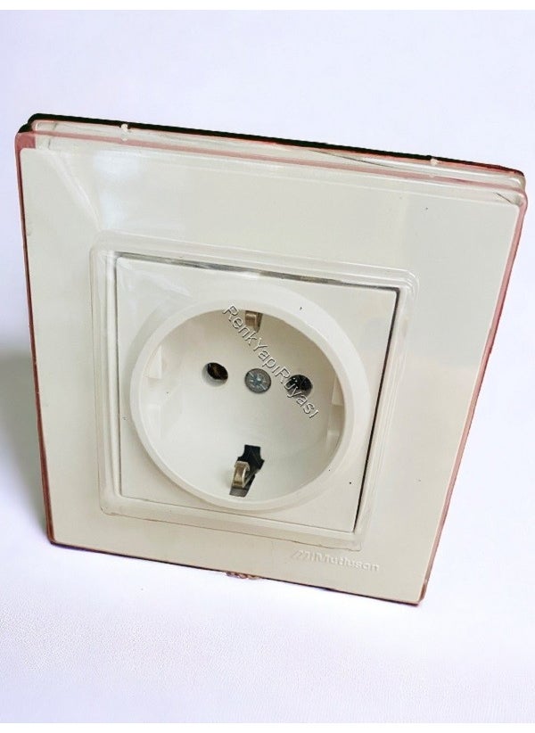 Renk Yapı Rüyası Grounded Socket, Single Socket, Wall Socket  - Image 2
