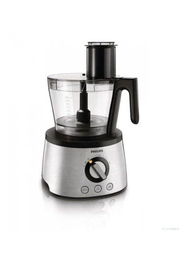 فيليبس محضر طعام يوضع أعلى المنضدة 2 L 1300 W HR7778/01 فضيّ / صافي / أسود - Image 3