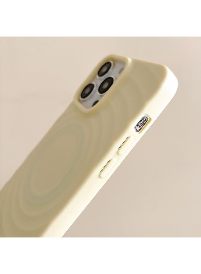 S-TOP Case For iPhone 16 Pro Frosted Wave Texture MagSafe Magnetic TPU Phone Case - Image 4