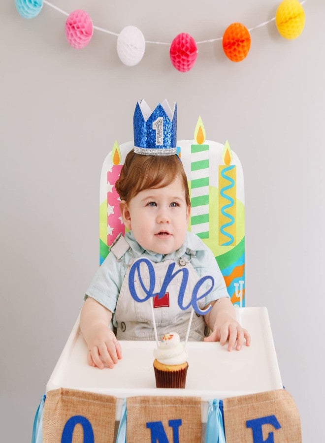 Tegeme Birthday Chair Cover 2 Pieces Kids Chair Cover Classroom Seat Decorations for Party Home School Office(Pink,Blue) - Image 5