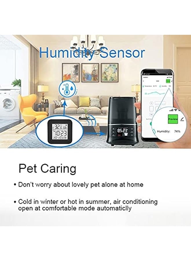 3-in-1 remote control Temperature and humidity detection Smart USB power supply LCD display - Supported devices Remote control °C/°F conversion Smart interconnection - Image 4