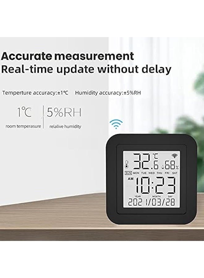 3-in-1 remote control Temperature and humidity detection Smart USB power supply LCD display - Supported devices Remote control °C/°F conversion Smart interconnection - Image 2