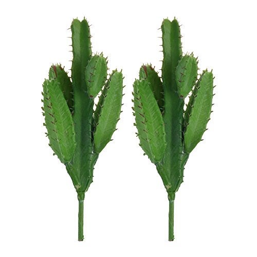 BCP Bluecell 2pcs Real Looking Artificial Cactus Plant DIY Material for Home Decoration Flower Arrangement - Image 1