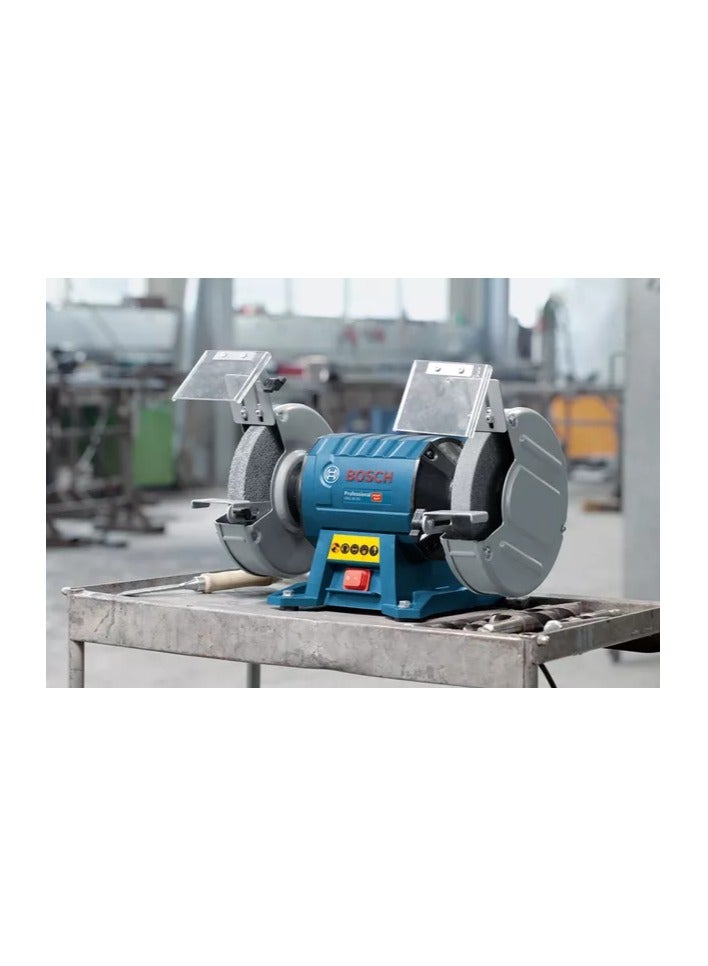 بوش ماكينة جلخ بوش GBG 60-20، 8 بوصة، 600 وات، 3600 لفة/الدقيقة - أداة ثابتة قوية لورش العمل - Image 4