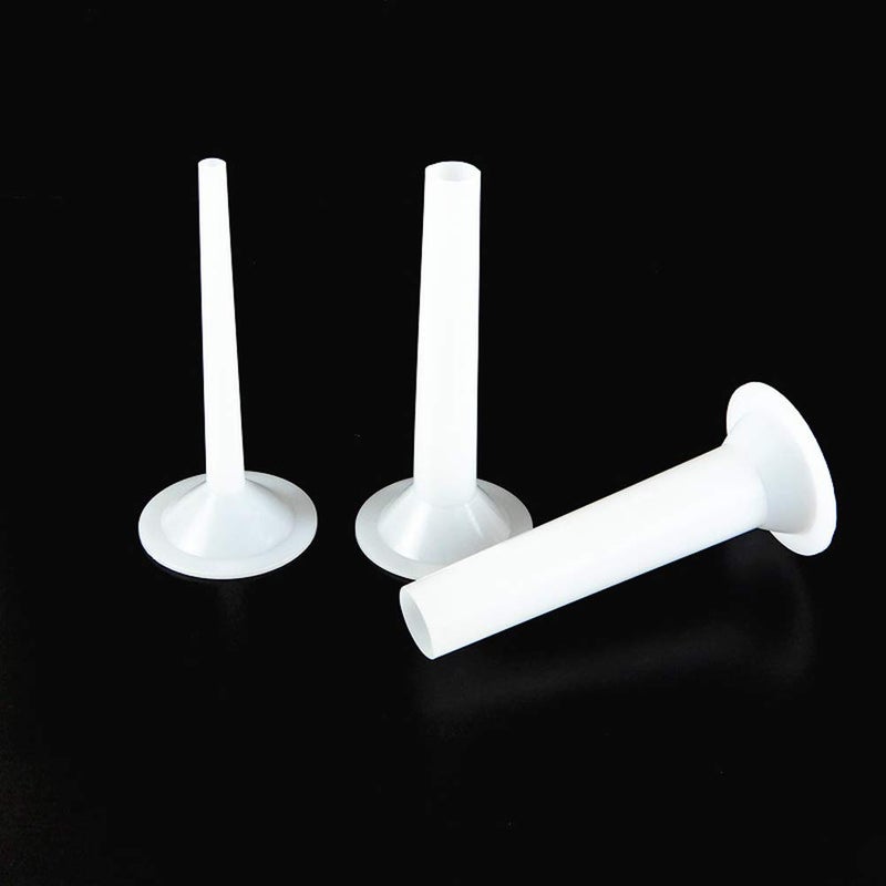 esowemsn A Set of 3pcs Plastic Sausage Stuffing Tubes Manual Sausage Stuffer Funnels for Meat Grinder Funnel Attachment Kit Food Grade Meat Grinder - Image 3