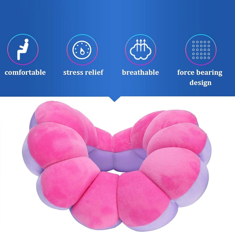 كلاراكو وسادة مضادة للاستلقاء - وسادة مقعد مريحة قابلة للتنفس لتخفيف الضغط على شكل دونات للمرضى طريحي الفراش، وسادة مضادة لقرحة الفراش للكرسي المتحرك لليد والقدم - Image 4