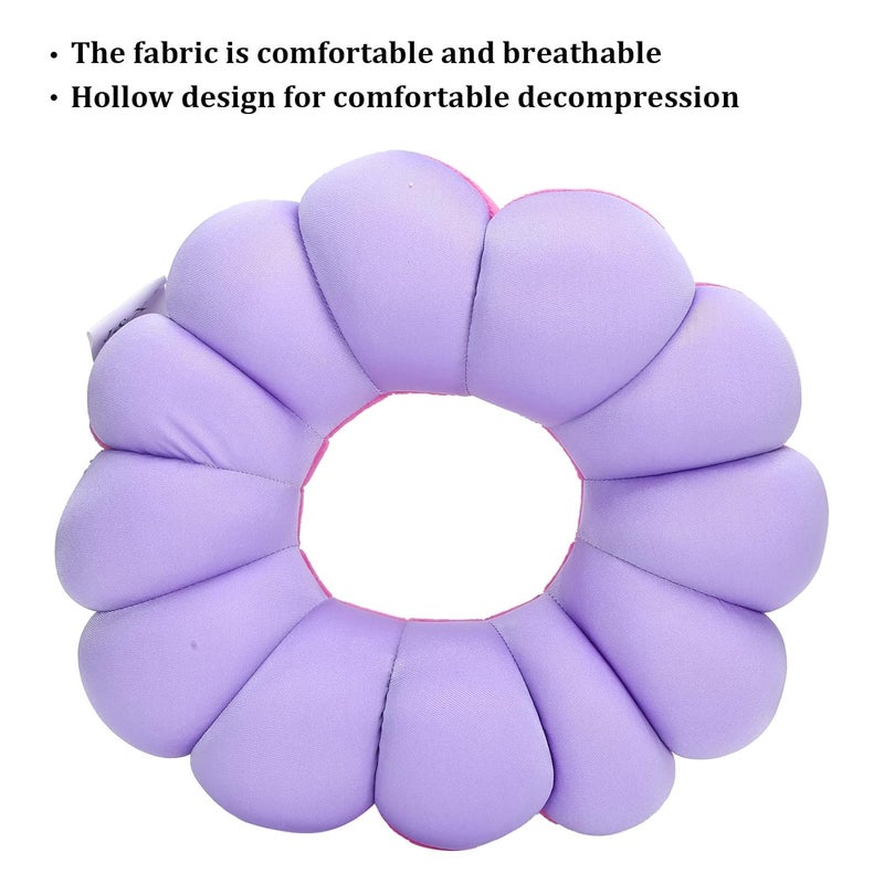 كلاراكو وسادة مضادة للاستلقاء - وسادة مقعد مريحة قابلة للتنفس لتخفيف الضغط على شكل دونات للمرضى طريحي الفراش، وسادة مضادة لقرحة الفراش للكرسي المتحرك لليد والقدم - Image 3