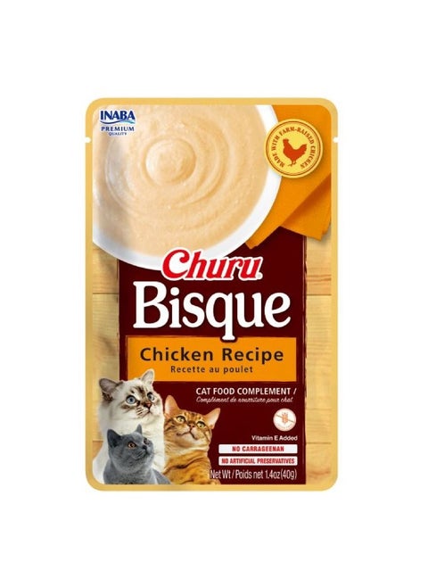 Churu Bisque Chicken Recipe Cat Wet Food 40G
