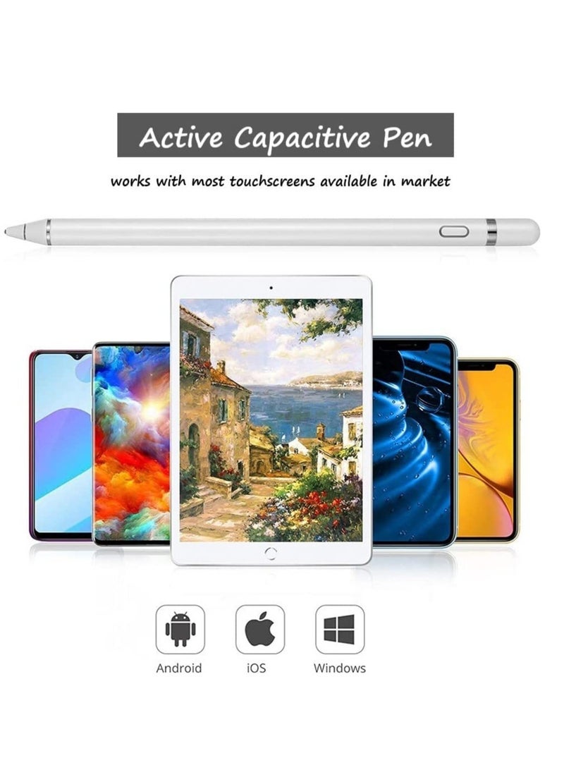 Universal Stylus Pen for Tablets & Touch Screens – Compatible with iOS, Android, Microsoft Devices for Drawing, Handwriting, and Gaming