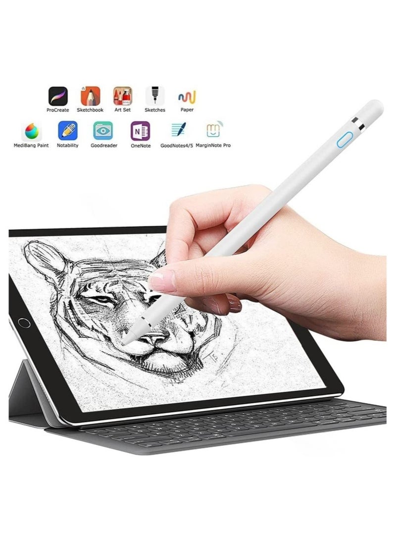 Universal Stylus Pen for Tablets & Touch Screens – Compatible with iOS, Android, Microsoft Devices for Drawing, Handwriting, and Gaming