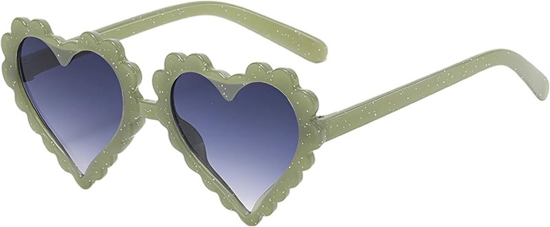 Party Eyeglasses For Kids With Heart-Shaped Frame, Fashion Plastic Sunglasses - Image 1