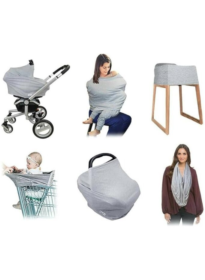 Moro Moro Baby Nursing Cover & Car Seat Cover – 360° Protection & Multi-Use - Image 2