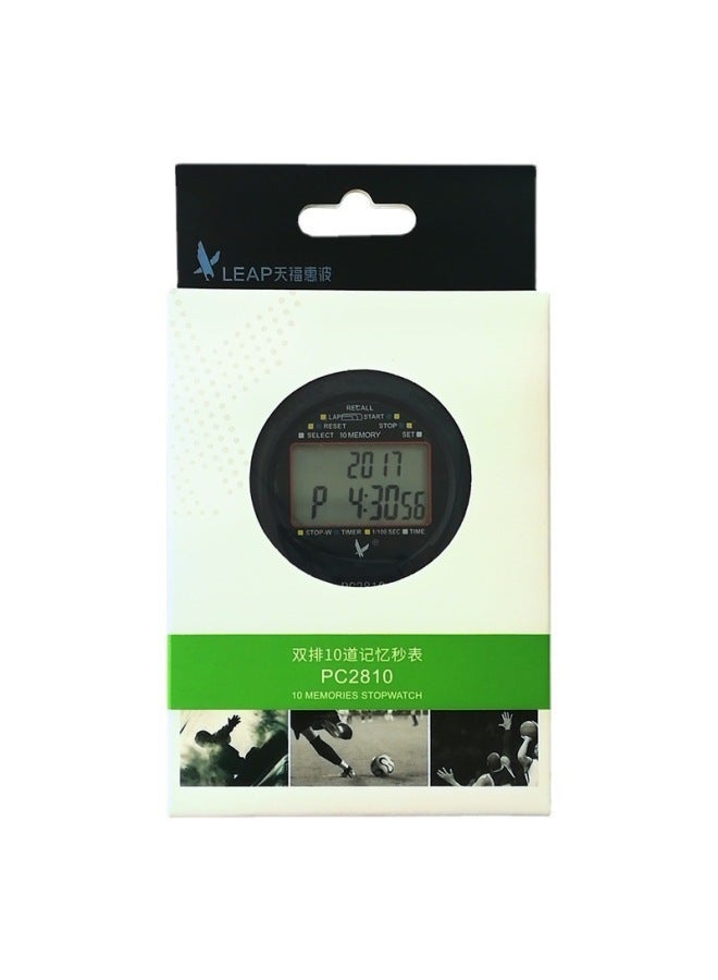 Generic Stopwatch Timer Tianfu PC2810 Referee 10 Channels 60 Track And Field Training Running Electronic Watch Countdown-Display Accuracy:PC2810  - Image 1