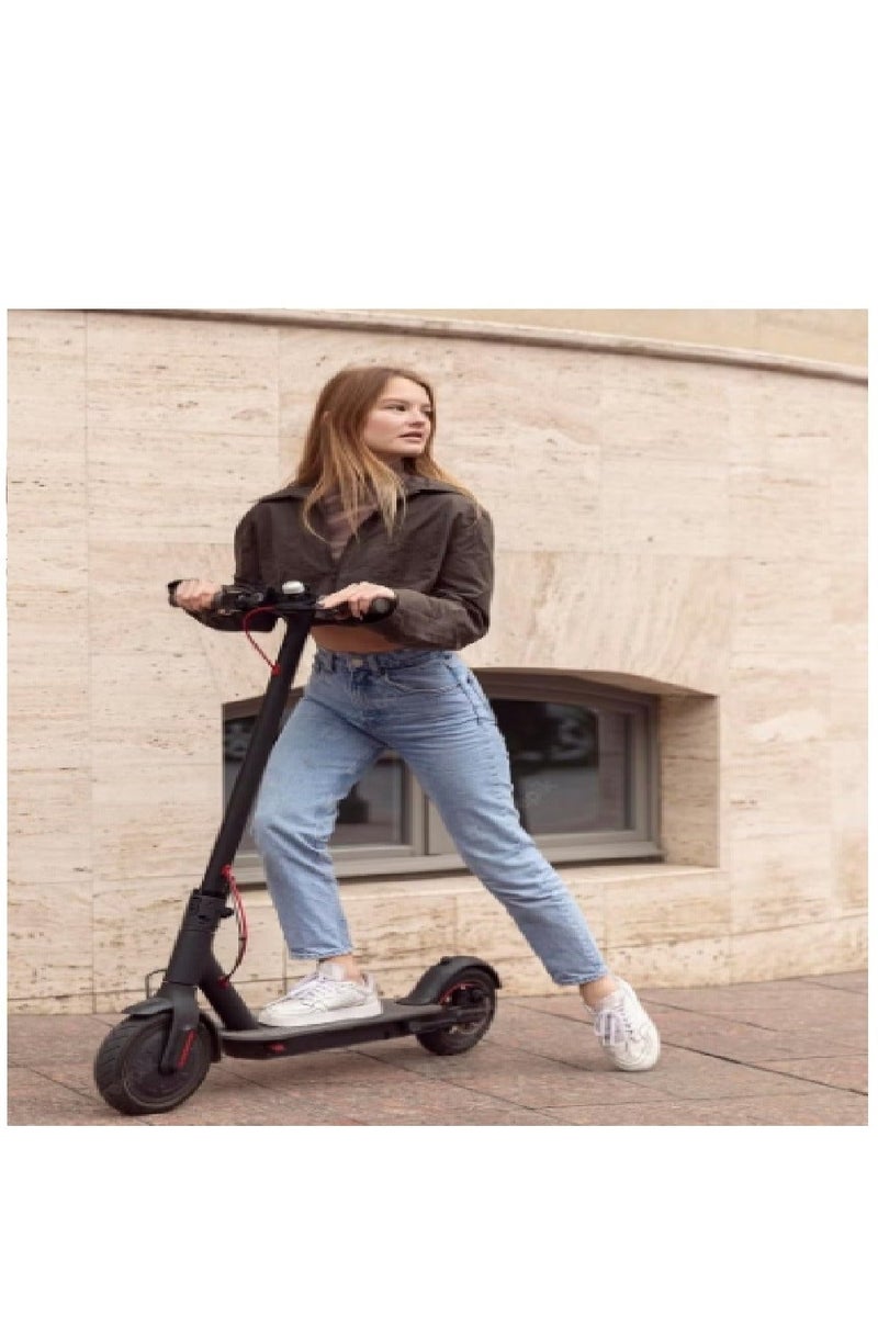 دينكس سكوتر كهربائي قابل للطي DX1793 للبالغين - سرعة تصل إلى 28 كم/ساعة، نطاق بطارية 28 كم، إطارات هوائية 8.5 بوصة، نظام فرامل مزدوج. - Image 4