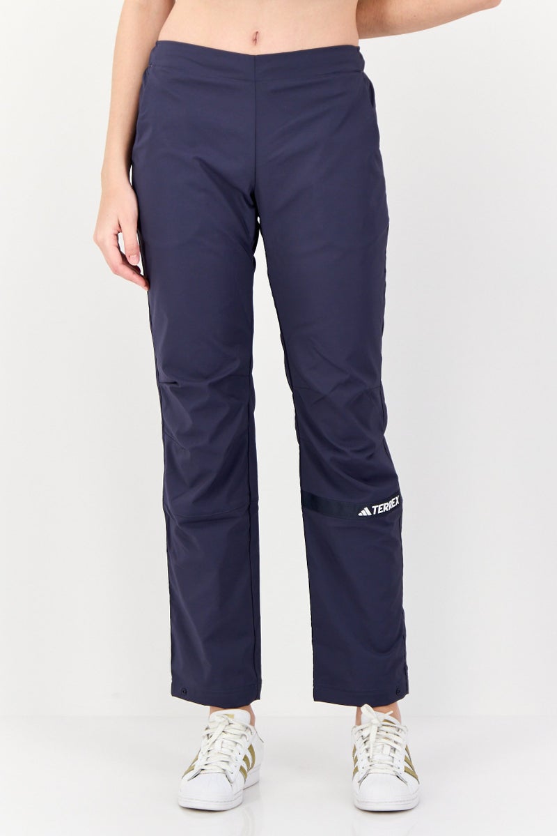 Adidas Women Sportswear Fit Training Track Pants, Slate Blue  - Image 1