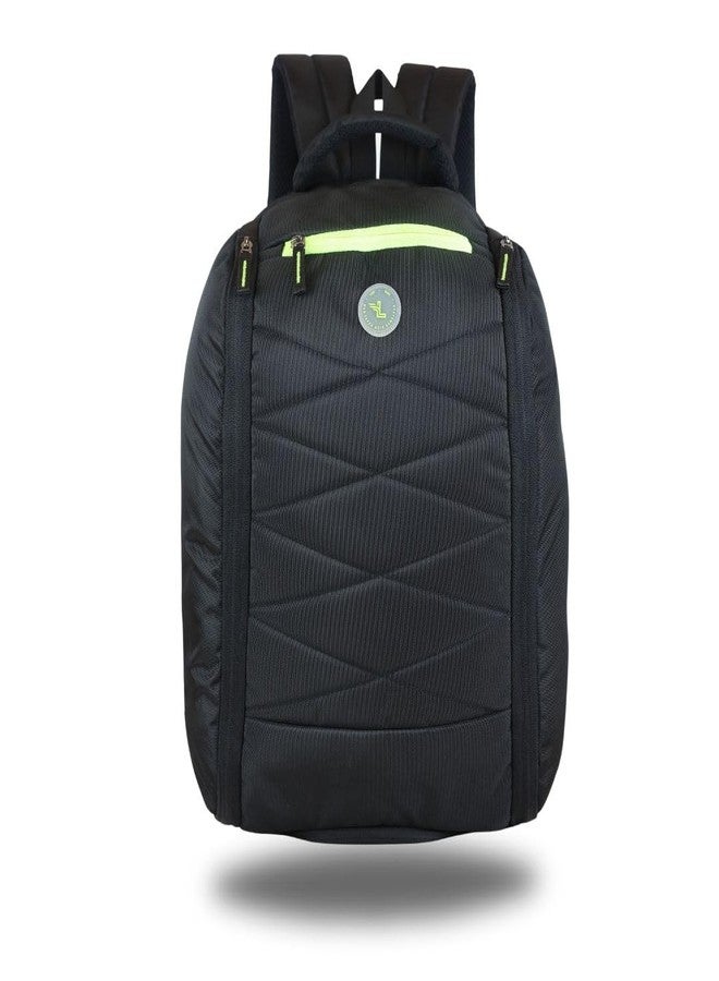 Ligo Medanta spacious/large laptop backpack Black Laptop Backpack for Men & Women | Stylish School Bag, Office Backpack, Travel Backpack with Multiple Compartments - Image 1