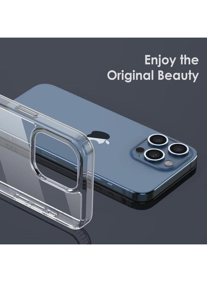 MUNTAQI iPhone 16 Pro 6.3 inch Slim Crystal Clear Case – Shockproof, Scratch-Resistant Transparent Protective Cover - Image 5