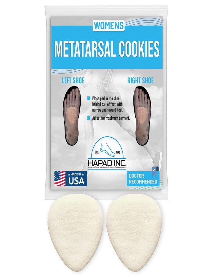 HAPAD Metatarsal Cookies - Metatarsal Foot Pads for Women (Pack of 1) - Supportive, Breathable, Comfortable, Ball of Foot Pad for Shoes & Heels - Cushions for Metatarsalgia Pressure & Friction - Image 1