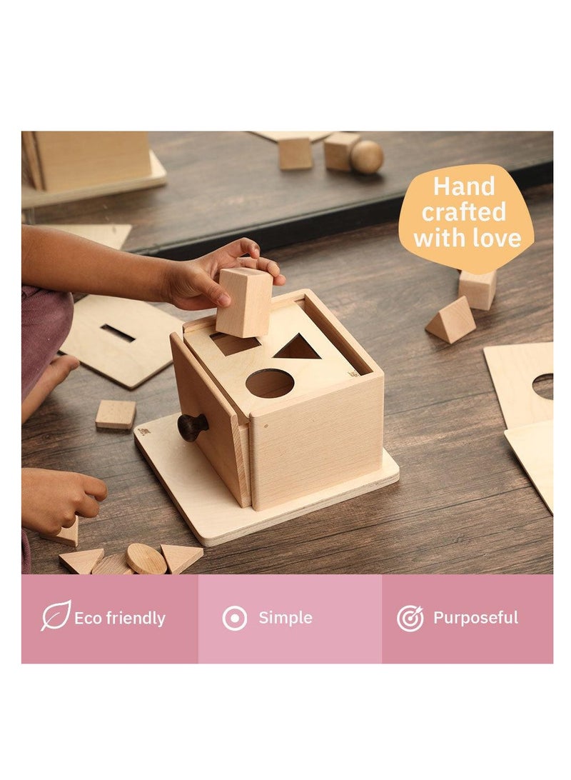 Ariro PERMANANCE BOX SET- Shape Sorting Cubes for Kids, Colorful Wooden Blocks, Toddler Learning Toy  - Image 4