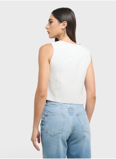 ONLY Button Detail Waistcoat  - Image 2