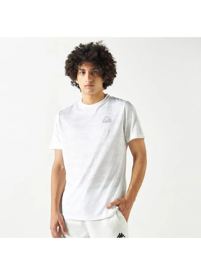 Kappa Kappa Logo Print Crew Neck Performance T-shirt