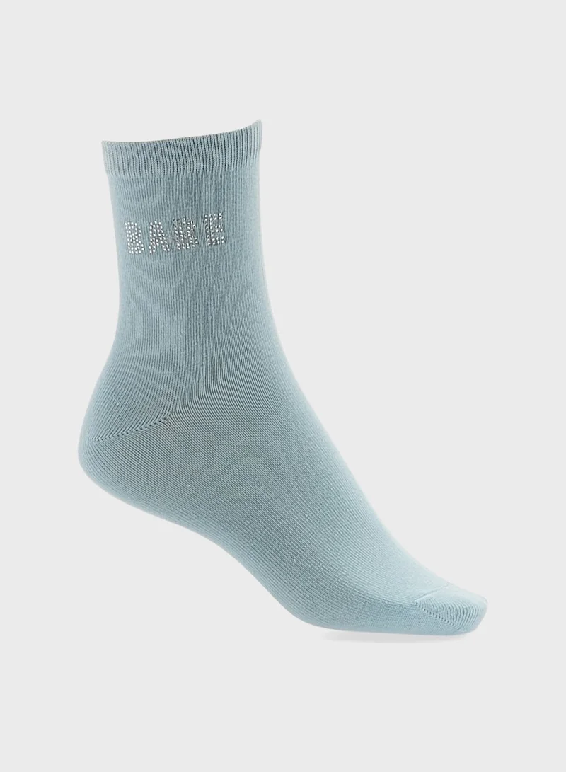 MONKI Knitted Crew Socks