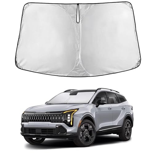 EcoNour Windshield Sunshade Compatible for Kia Sportage NQ5 20232024 2025 2026 Sun Visor for Front Windshield Window Sun Shade Cover UV Heat Blocker Protector Car Accessories - Image 1