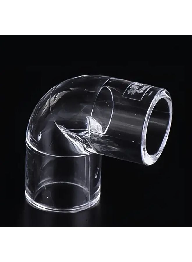 20mm Aquarium 90 Degree Transparent Elbow Pipe Fittings Durable Right Angle Connectors - Image 4