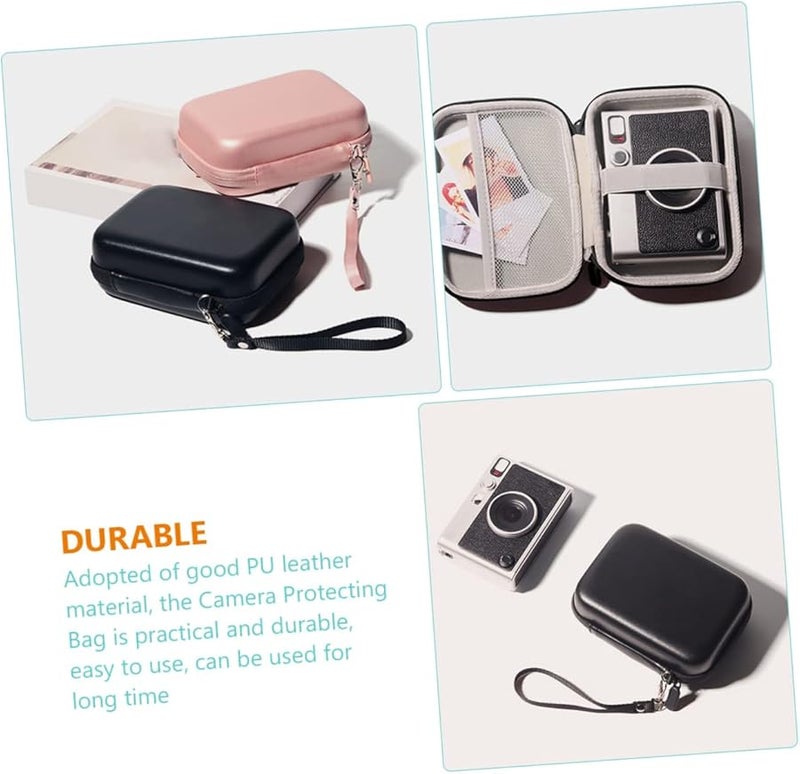 Universal PU Leather Waterproof Camera Case Portable Travel Storage Pouch - Image 5