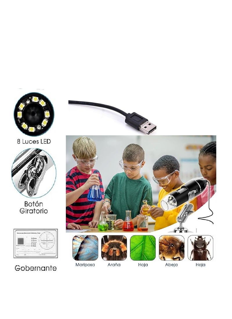 Generic 1000x Digital Microscope Camera with Stand  - Image 2
