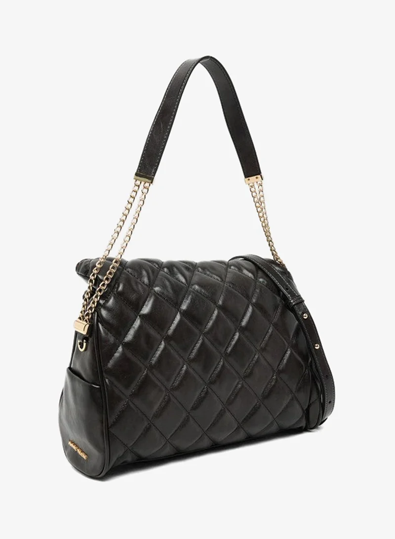 ان كلاين Anne Klein Women’s Black Quilted Handbag with Chain Strap