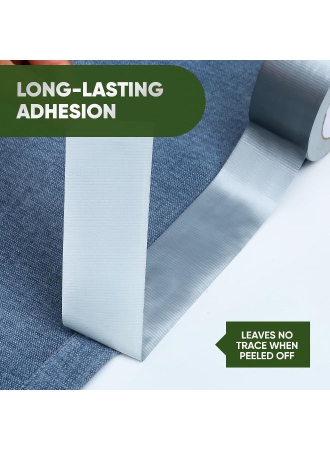 MOMENT 2 Rolls Duct Tape | 2 Inches X 30 Yards Strong Adhesive Silver Tape For Packing, Kitchen Home, Office, Indoor & Outdoor Use - Image 5