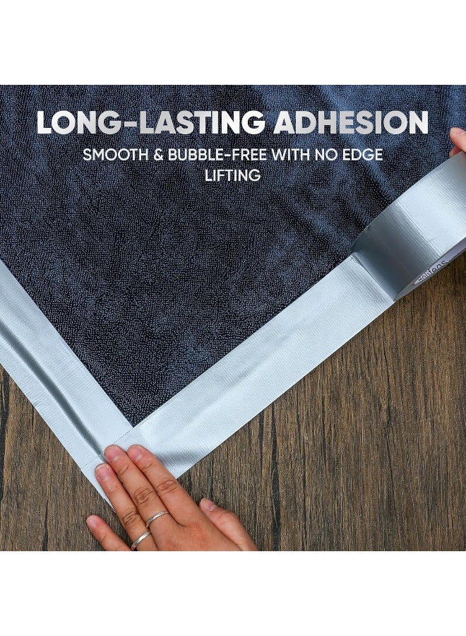 MOMENT 2 Rolls Duct Tape | 2 Inches X 30 Yards Strong Adhesive Silver Tape For Packing, Kitchen Home, Office, Indoor & Outdoor Use - Image 3