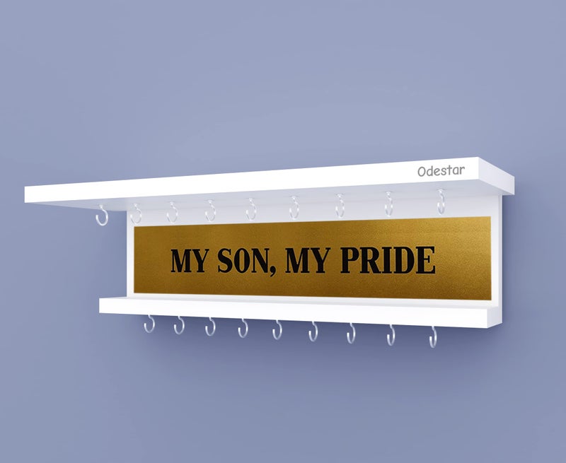 Odestar Large Medal; Holder- My Son My Pride- White - Image 3