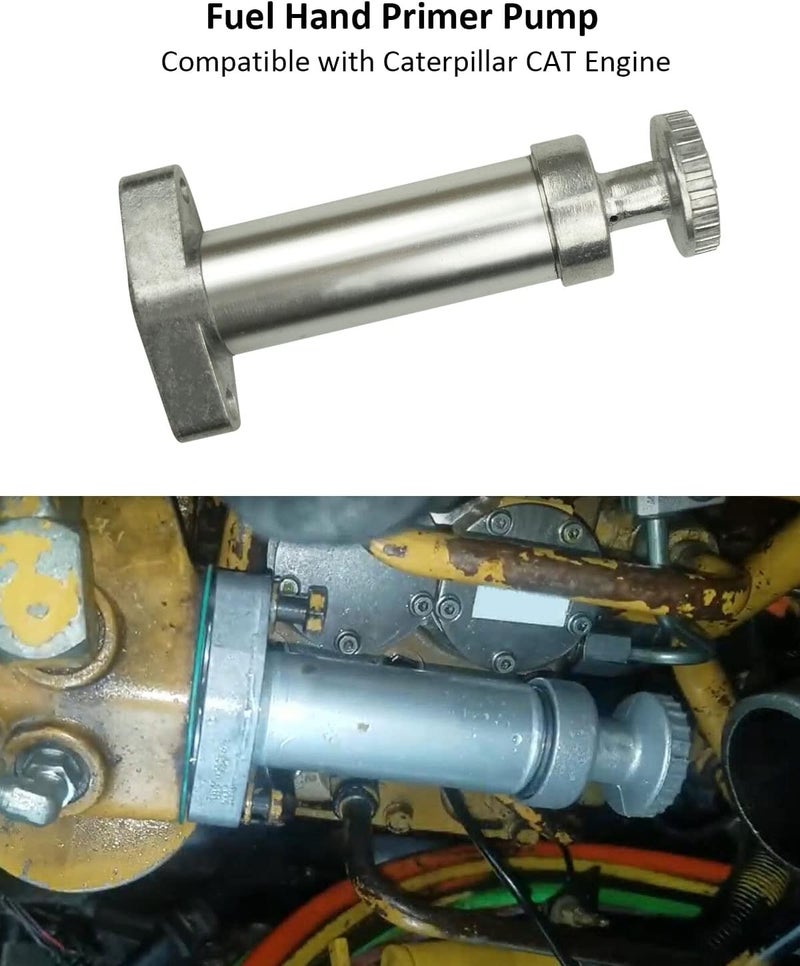 YUANTUO Fuel Hand Primer Pump for Caterpillar CAT Engines 330 3116 3126 3208 C7 C9 C15 C10 C12 C11 3304 C18 - Image 2