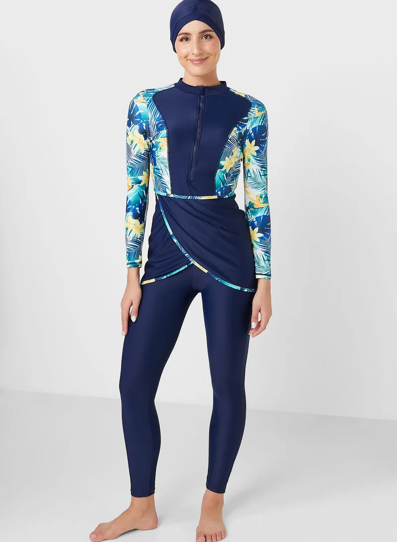 Khizana Colourblock Burkini Set