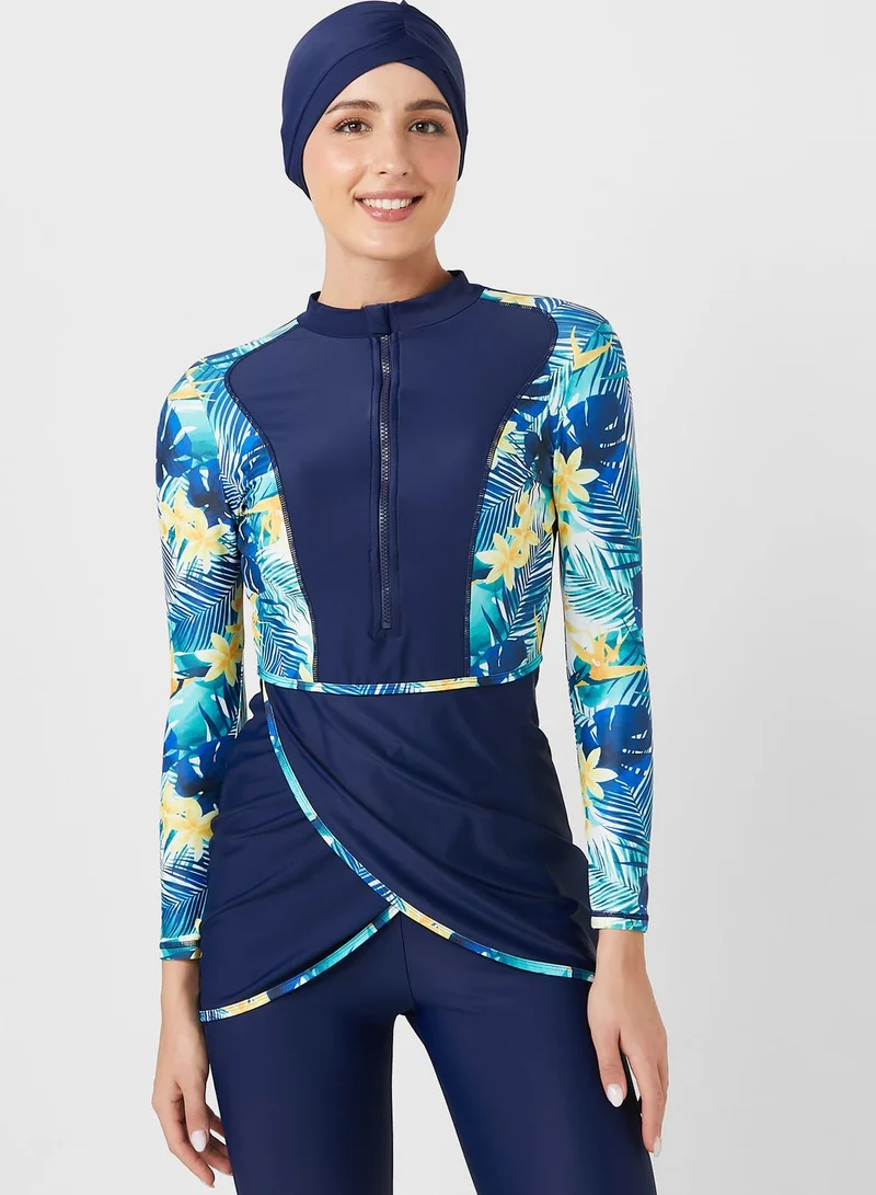 Khizana Colourblock Burkini Set