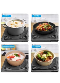 Excefore Heat Diffuser for Gas Stovetop, Pot Cookware Protection, Stove Diffuser,  Fast Defrosting Round Tray, Multifunctional Thawing Conducting Simmer Plate(24cm with Clip)  - Image 5