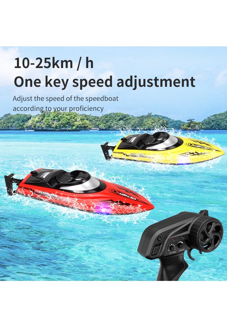 Victory - Hj811 Fast Speed RC Boat 20+MPH Electric Racing Boat Hobby RTR Adults Kids Outdoor Toy - Image 1