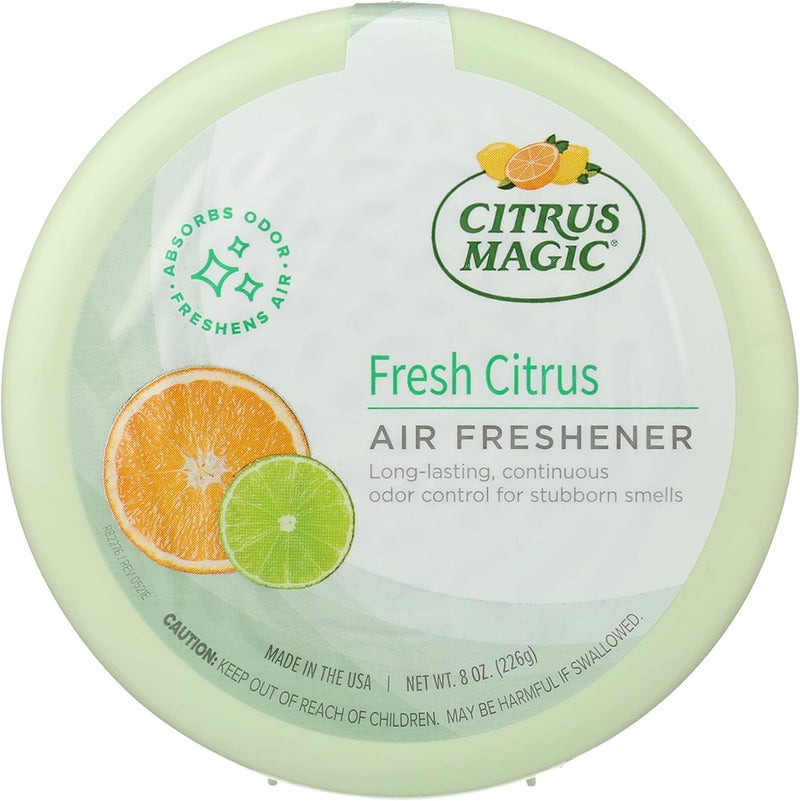 Citrus Magic Solid Air Freshener, Fresh Citrus Scent, 8-Ounce - Image 1