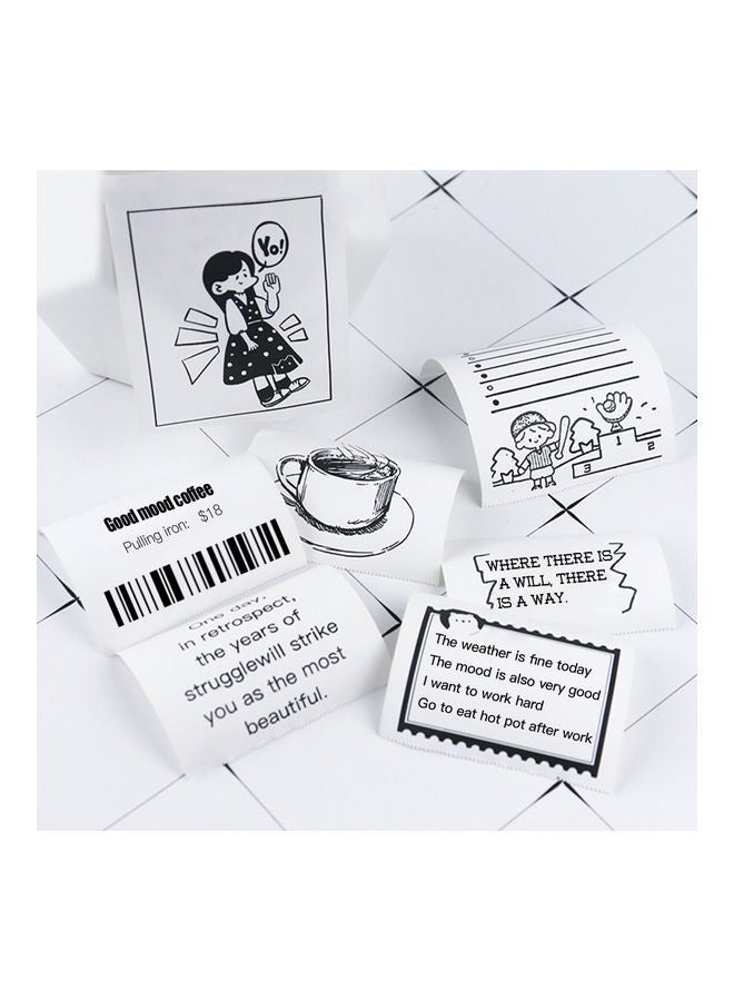 Generic 5-Rolls of 57x30mm Self-Adhesive Thermal Paper A4  - Image 1