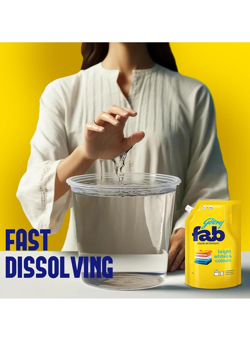 Godrej كيس إعادة تعبئة سائل المنظف فاب للغسالة والغسيل اليدوي - Image 4