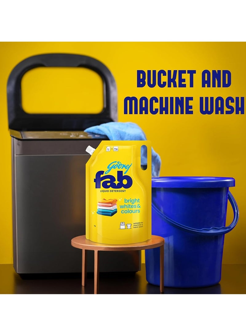 Godrej كيس إعادة تعبئة سائل المنظف فاب للغسالة والغسيل اليدوي - Image 2